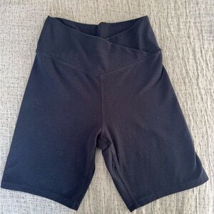 Abercrombie Black Biker Shorts